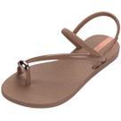 Sandália Feminina Rasteira Pedraria Chic Glam Ring Ipanema