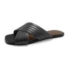 Sandália Feminina Rasteirinha Tiras Cores Moda Verão Bico Quadrado Dia a Dia Casual JCL STORE