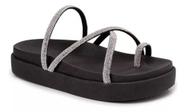 Sandália Feminina Rasterinha Papete Flatform Dedo Luxo