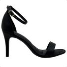 Sandalia Feminina Salto Alto Fino Via Uno Classica 873002 Sandalia Feminina Salto Alto Fino Via Uno Classica 873002