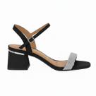 Sandália Feminina Salto Baixo Bloco Vizzano Strass Napa 6428.139