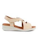 Sandalia Feminina Salto Baixo Fecho Colante Ortopedica Confortavel Usaflex AE 2026001
