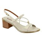 Sandália Feminina Salto Baixo Grosso Beira Rio 8379263 Cor:Branco OffTamanho:37