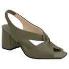 Sandália Feminina Salto Bloco Flavia Verde Piccadilly 626010-46