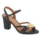 Sandália Feminina Salto Bloco Preto Vizzano 6262.1033