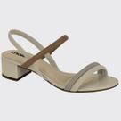 Sandália Feminina Salto Bloco Slide Strass Moleca 5259.846.29445