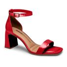 Sandália Feminina Salto Bloco Vermelho Dakota Y9503-0006