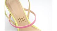 Sandália Feminina Salto Fino Colors Multi - My Shoes