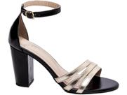 Sandália Feminina Salto Grosso Bico Quadrado Luxo Confortável Elegante SG8007 - Sandália Feminina Salto Grosso Bico Quadrado Luxo Confortável Elegante SG8007 -
