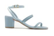 Sandalia Feminina Salto Grosso Bloco Confort Cores Moda