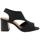 Sandália Feminina Salto Grosso Bottero 375701 - Preto