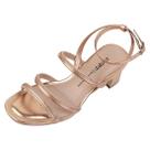 Sandália Feminina Strass Charmoso Salto Bloco Medio Dakota