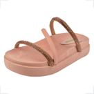 Sandália Feminina Tamanco Plataforma Papete Chinelo