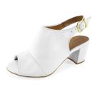 Sandália Feminina Tamanco Salto 6cm Bota Botinha Dia a Dia Cores JCL STORE