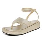 Sandalia Feminina Tiras Ajustaveis Flatform Confortável Casual