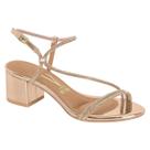 Sandalia feminina tiras brilho salto bloco vizzano 6291.1175 Sandalia feminina tiras brilho salto bloco vizzano 6291.1175