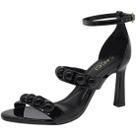 Sandália Feminina Tiras Esferas Salto Fino Elegante Cacci Sandália Feminina Tiras Esferas Salto Fino Elegante Cacci