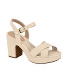 Sandália Feminina Ultraconforto Meia Pata Modare 7203.110 - Creme - 38