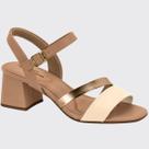 Sandália Feminina Ultraconforto Tricolor Modare Salto Médio 7172.101.22555