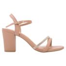 sandalia feminina vizzano pelica salto robusto
