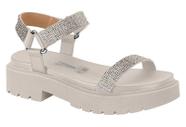 Sandália Feminina Vizzano Platform Papete Glitter Strass Anabela ORIGINAL