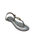 Sandália Feminina Vizzano Rasteira Metalizada Ref. 6371174