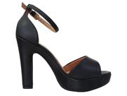 Sandalia Feminina Vizzano Salto Alto Meia Pata 6292217 Preto
