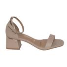 Sandália Feminina Vizzano Salto Bloco Elegante Sandália Feminina Vizzano Salto Bloco Elegante