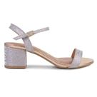 Sandália Feminina Vizzano Salto Bloco Ouro Rosado - 6291