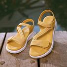 sandalia feminino amarelo
