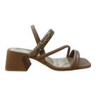 Sandalia Feminino Dakota Conforto Casual Tiras Brilho Salto Bloco Baixo Y9492 Cinza