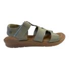 Sandalia Feminino New Face Conforto Calce Fácil Em Couro 39554 Verde