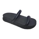Sandália Flat Papete Anatômica 2 Tiras Moda Pé