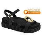 Sandalia Flat Papete com Fivela Beira Rio Ref.8546.207