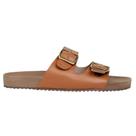 Sandália Flat Rasteira Chinelo Feminino Sensação Do Momento Caramelo