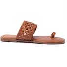 Sandália Flat Sapato da Corte Tressê Dedo