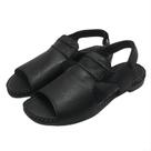 Sandália Flat Soft Couro de Carneiro Preto