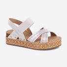 Sandália Flatform Bottero Em Couro Branco