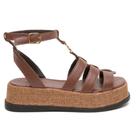 Sandália Flatform Cecilia Marrom Sandália Flatform Cecilia Marrom