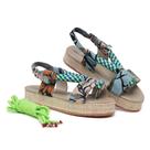 Sandalia Flatform com Cordas Carmina Morana