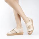 Sandália Flatform Couro