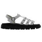 Sandália Flatform Feminina Moleca 5504.115 Offwhite