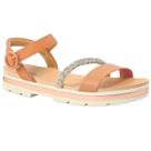Sandália Flatform Feminino Conforto Brilho Modare 7132.144