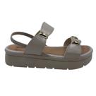 Sandália Flatform Mississipi Calce Fácil Marfim 992 - Marfim 39 Sandália Flatform Mississipi Calce Fácil Marfim 992 - Marfim 39