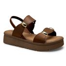 Sandália Flatform Mississipi MF992 Feminina - Marrom Sandália Flatform Mississipi MF992 Feminina - Marrom