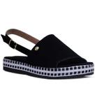 Sandália Flatform Plataforma Tratorada Avarca Anabela AF5.01 C
