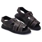 Sandália Franciscana Masculina Chinelo Para Idoso Confortável Ajustável Antiderrapante