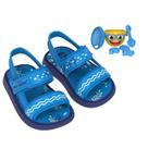 Sandália Grendene Infantil Baby Shark Com Brinde Baldinho de Praia - Tam 17 ao 27 - Ref 22957