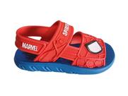 Sandalia Grendene Kids Homem Aranha Com Furgão 23222 Azul/Vermelho
