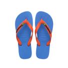 Sandália Havaianas Chinelo Brasil Logo Fc Azul/Laranja Sandália Havaianas Chinelo Brasil Logo Fc Azul/Laranja